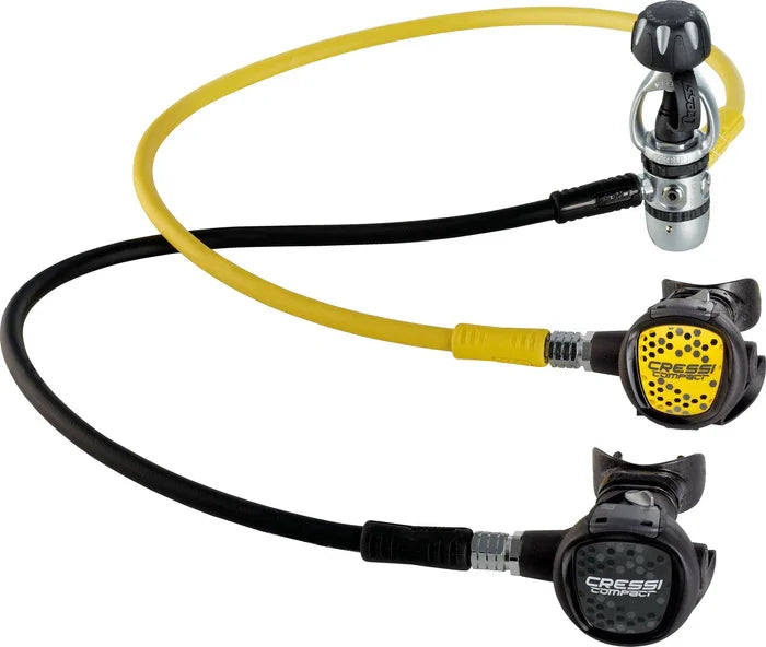 Cressi Ac2 + Compact + Octopus Compact Regulator Set INT Scuba Diving