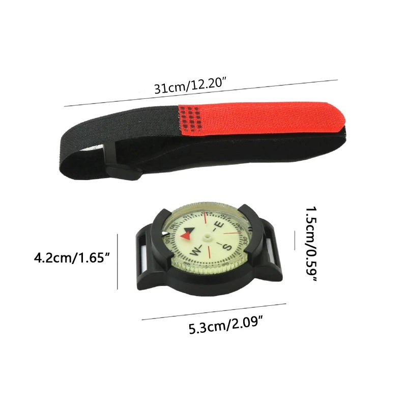 Wristband Diving Navigation Luminous Dial with Wrist Strap