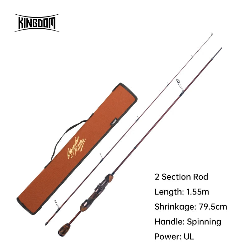 KINGDOM Micro-Monster 1.55m Fishing Rod – Ultimate Power & Precision! 🎣