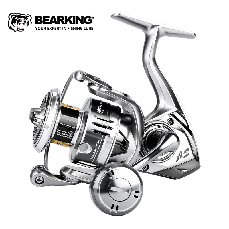 BEARKING brand New arrival Saltwater Fishing Reel Spinning 1000-6000 9+1BB 5.2:1 Max Drag 10-20KG Water-Proof Reels