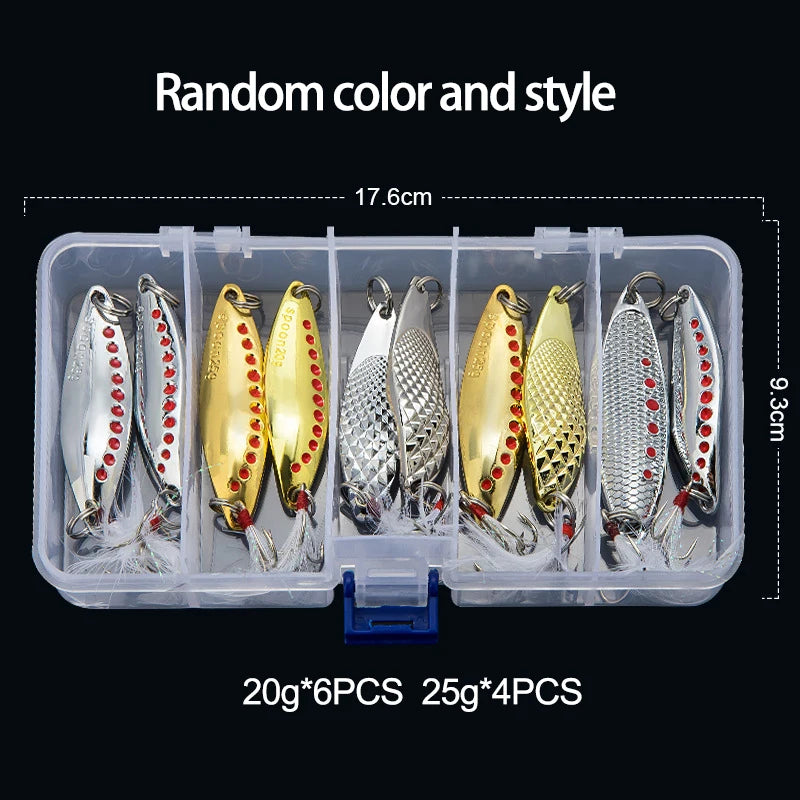 Fishing Lure 5g 7g 10g 15g 20g Set Spoonbait