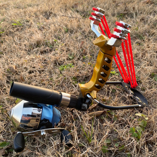 Fishing slingshot with wrist rest outdoor hunting