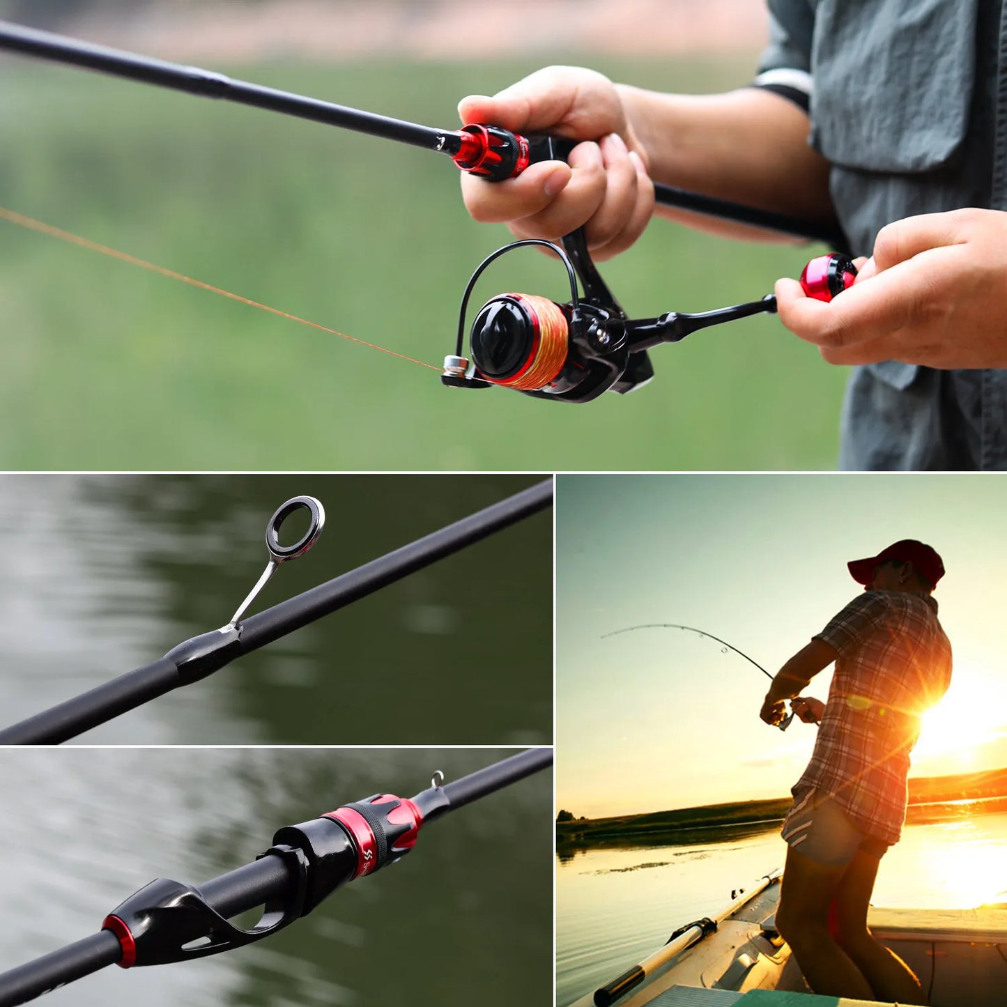 🎣 Sougayilang Casting & Spinning Fishing Rod – 2.1M Ultra-Light Carbon Fiber 🐟🔥