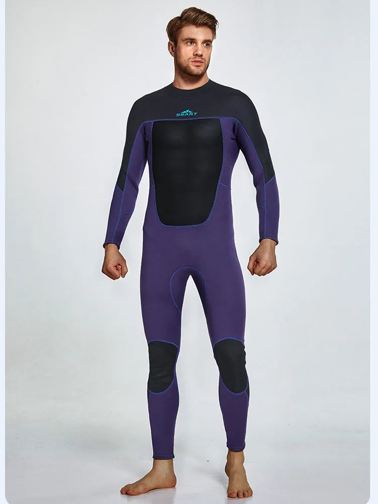 Mens Wetsuit 3MM Neoprene for Spearfishing, Snorkeling, Surfing, Canoeing, Scuba Diving