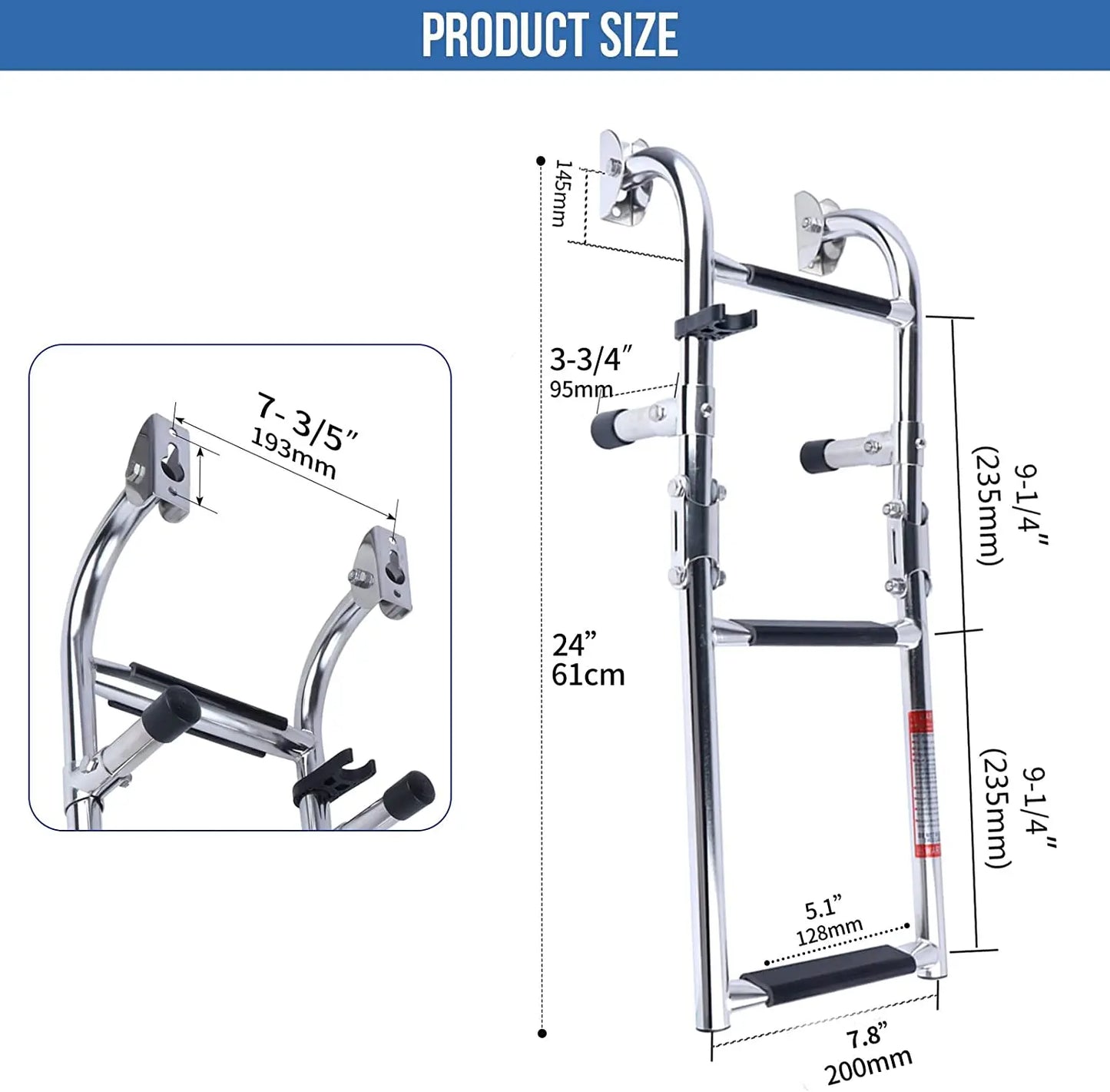 Folding Ladder for Boat