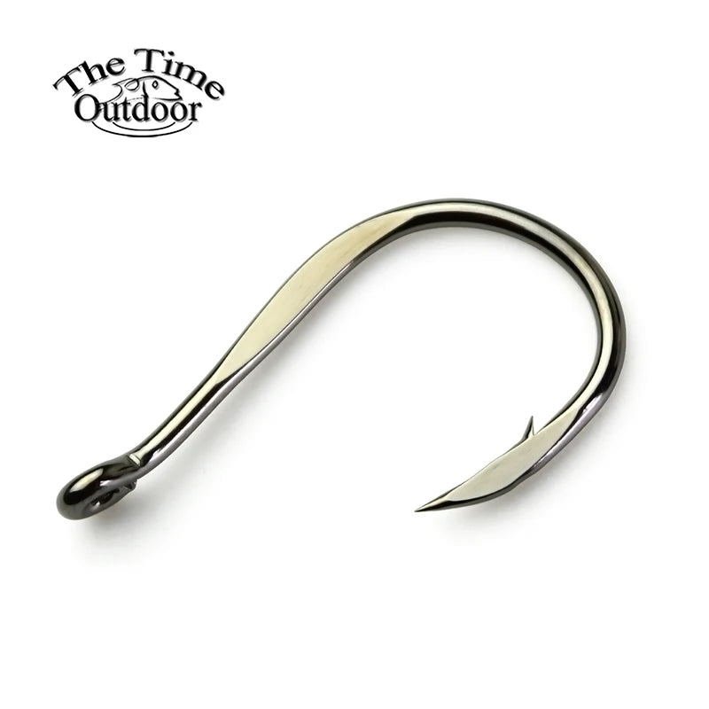 Super Sharped Fishing Hooks Chinu Ring Forged High Carbon Steel Fish Hook Hight Quality