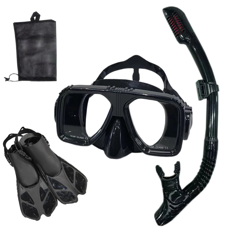 Scuba Diving Set with Mesh Gear Bag