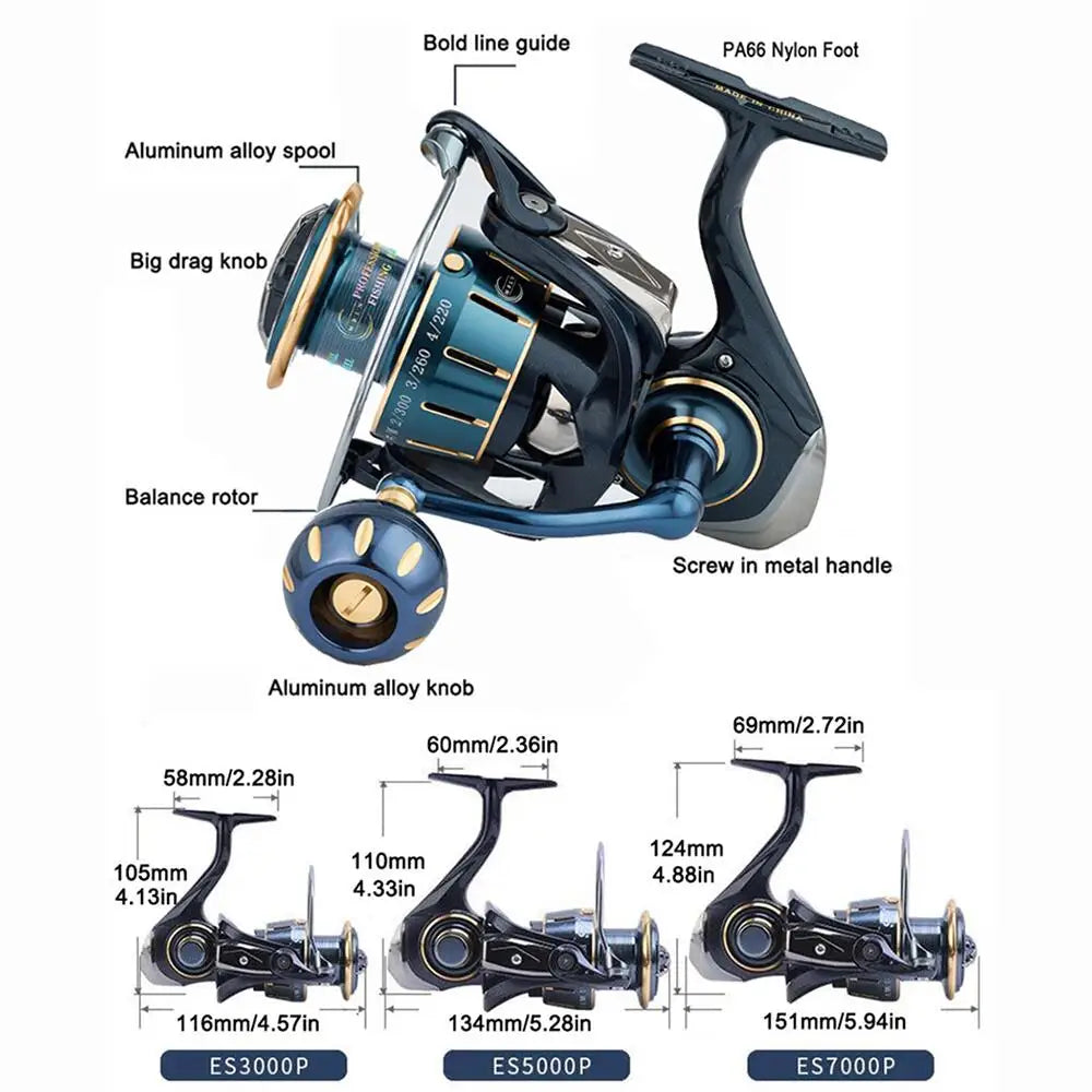 MBLN ES Spinning Fishing Reel – Performance & Durability for All Anglers