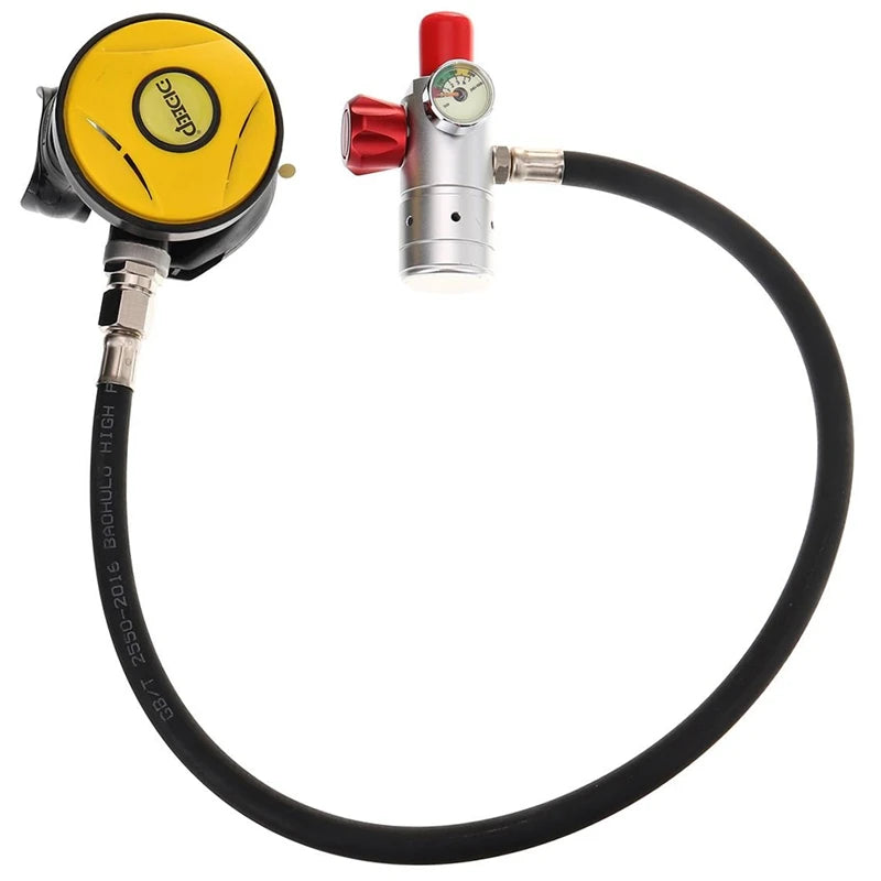 NEW-DIDEEP Diving Equipment For 1L Scuba Oxygen Cylinder Breathing Valve