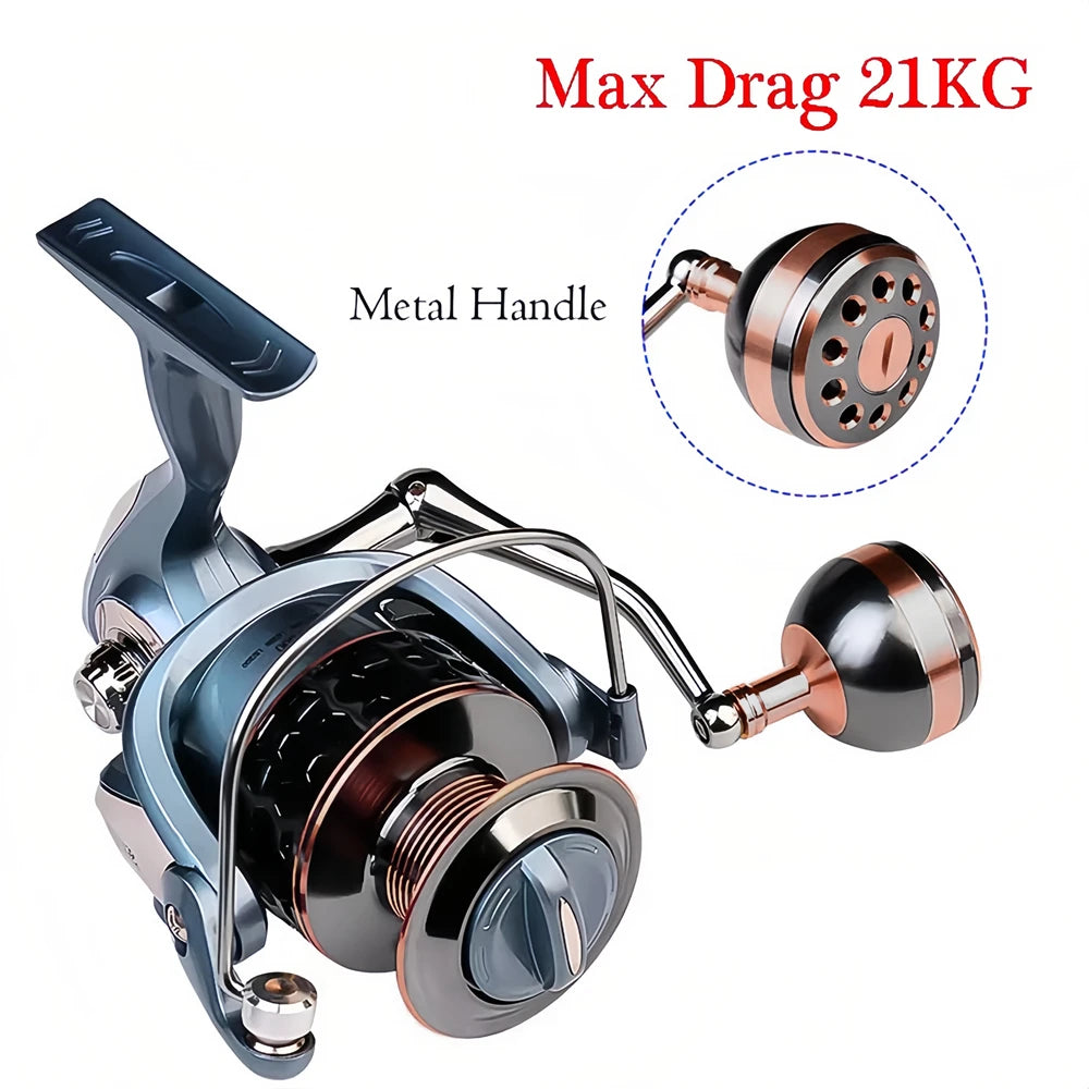 vividworld DW-DR Pre-Loading Spinning Reel – High-Powered Performance Fishing Reel