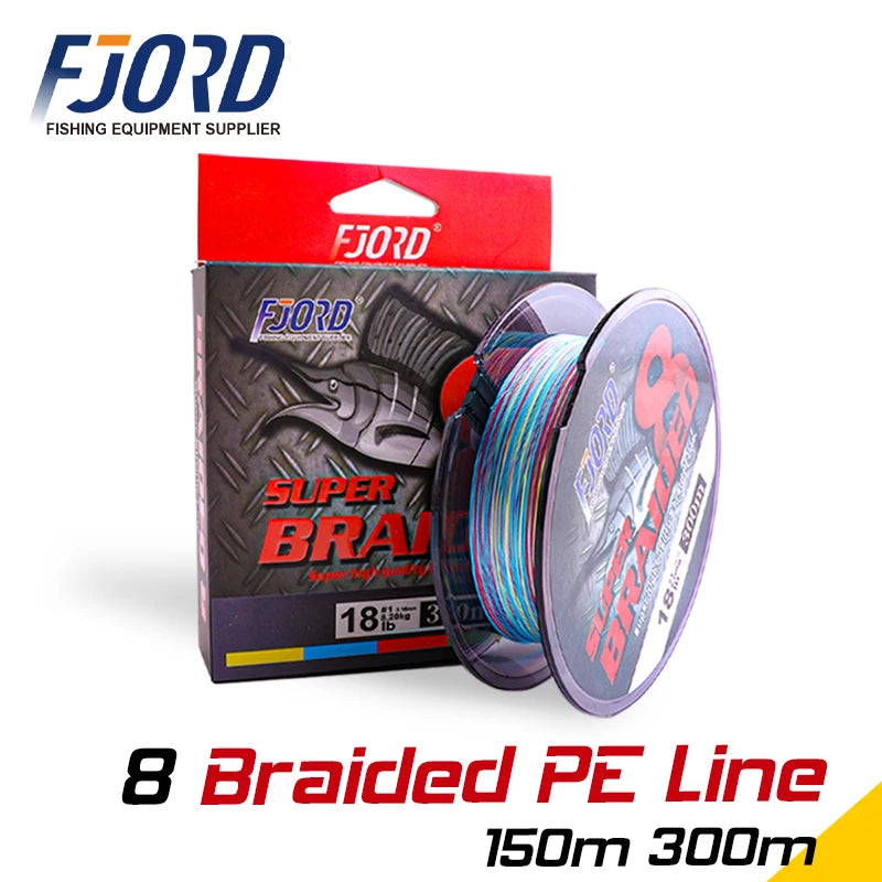 FJORD 8-strand Braided Fishing Line Multifilament Carp Line 300m 150m