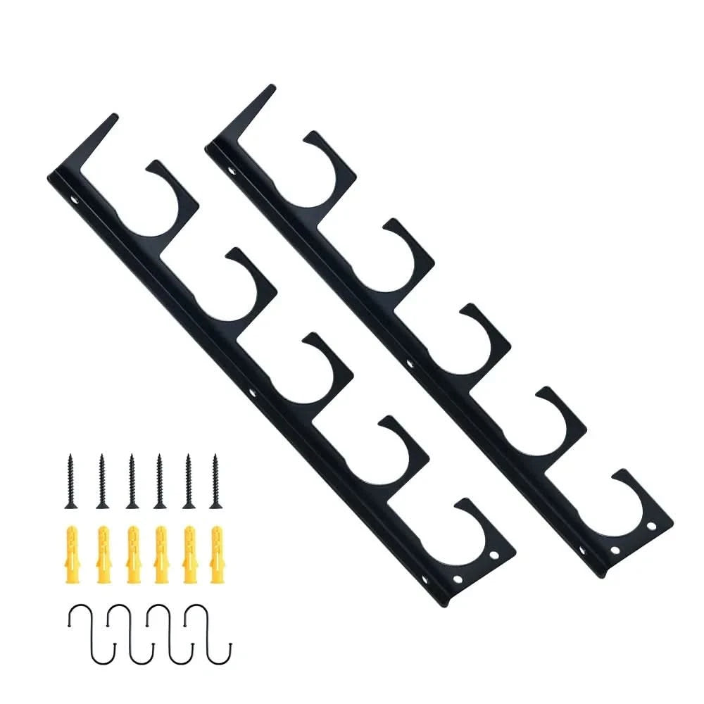🎣 Goture Fishing 5-Rod Metal Wall Holder – Secure & Space-Saving Storage Solution! 🏆