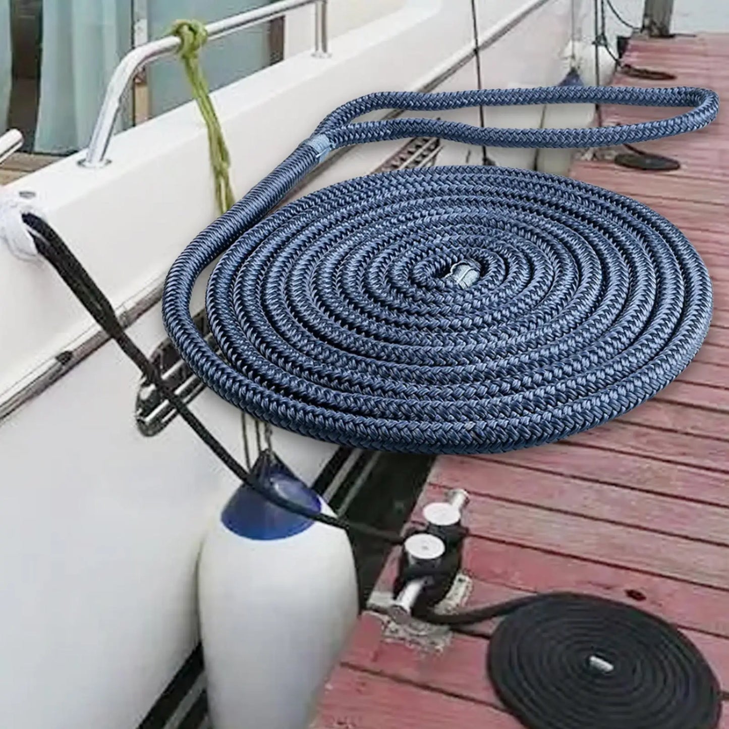 Boat Dock Lines Premium Mooring Rope Universal Docking Boat Lines Wear Resistant for Boat