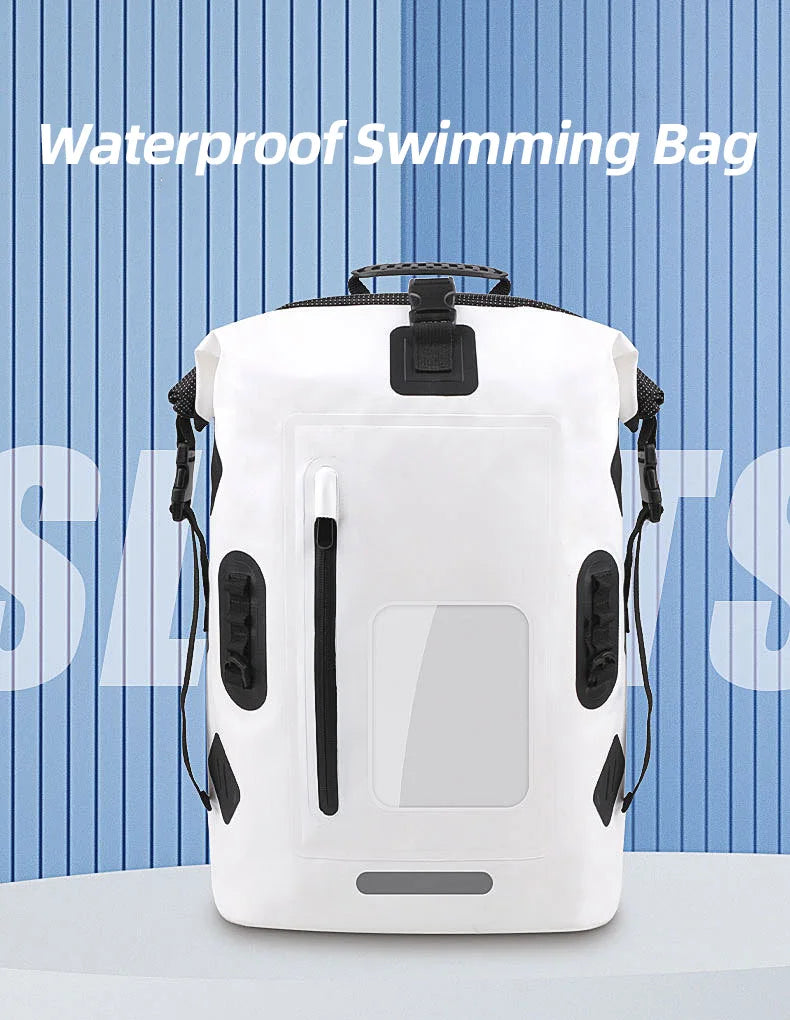 30L PVC Waterproof Bag Diving Backpack Large Capacity