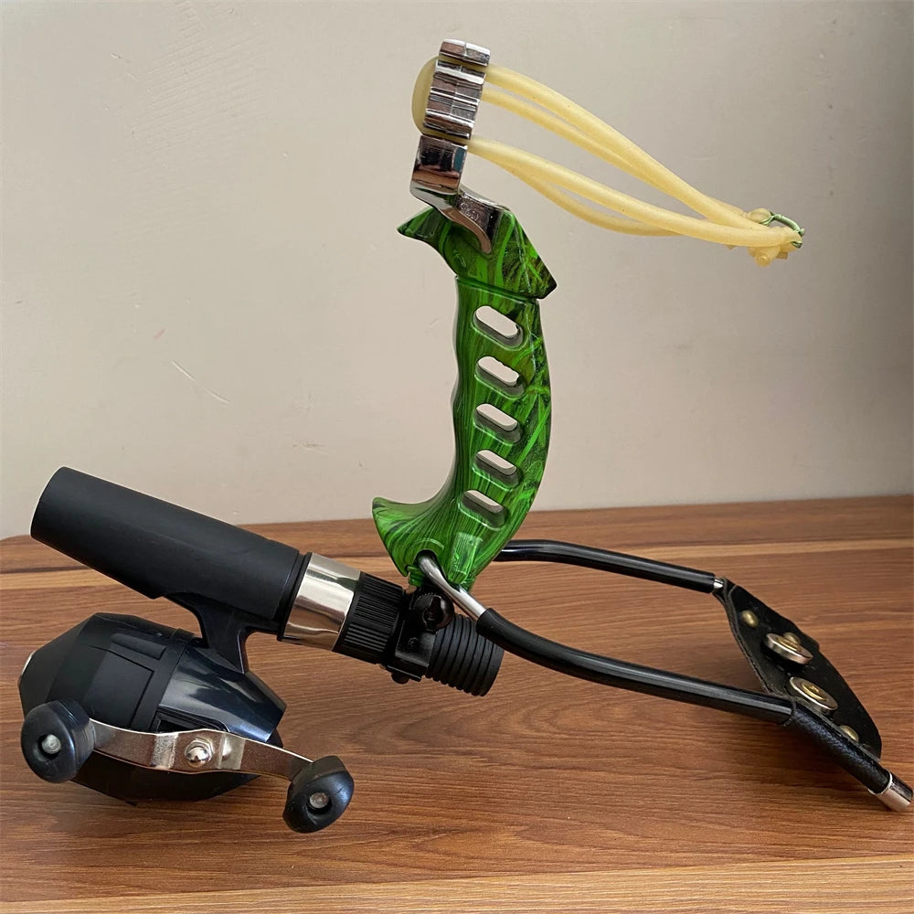 Fishing slingshot with wrist rest outdoor hunting