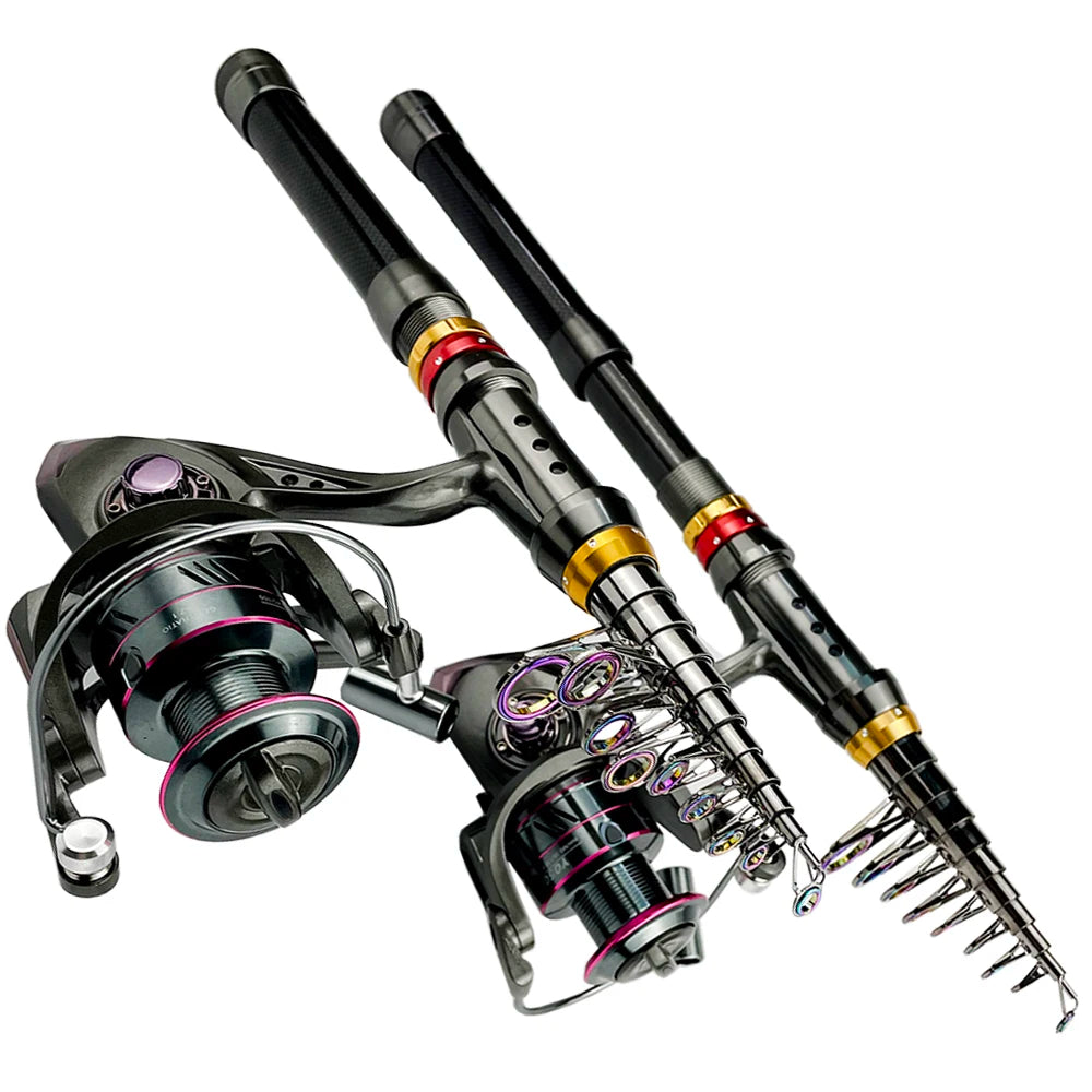 Fishing Rod Combo Set 1.8m 2.1m 2.4m 2.7m 3.0m