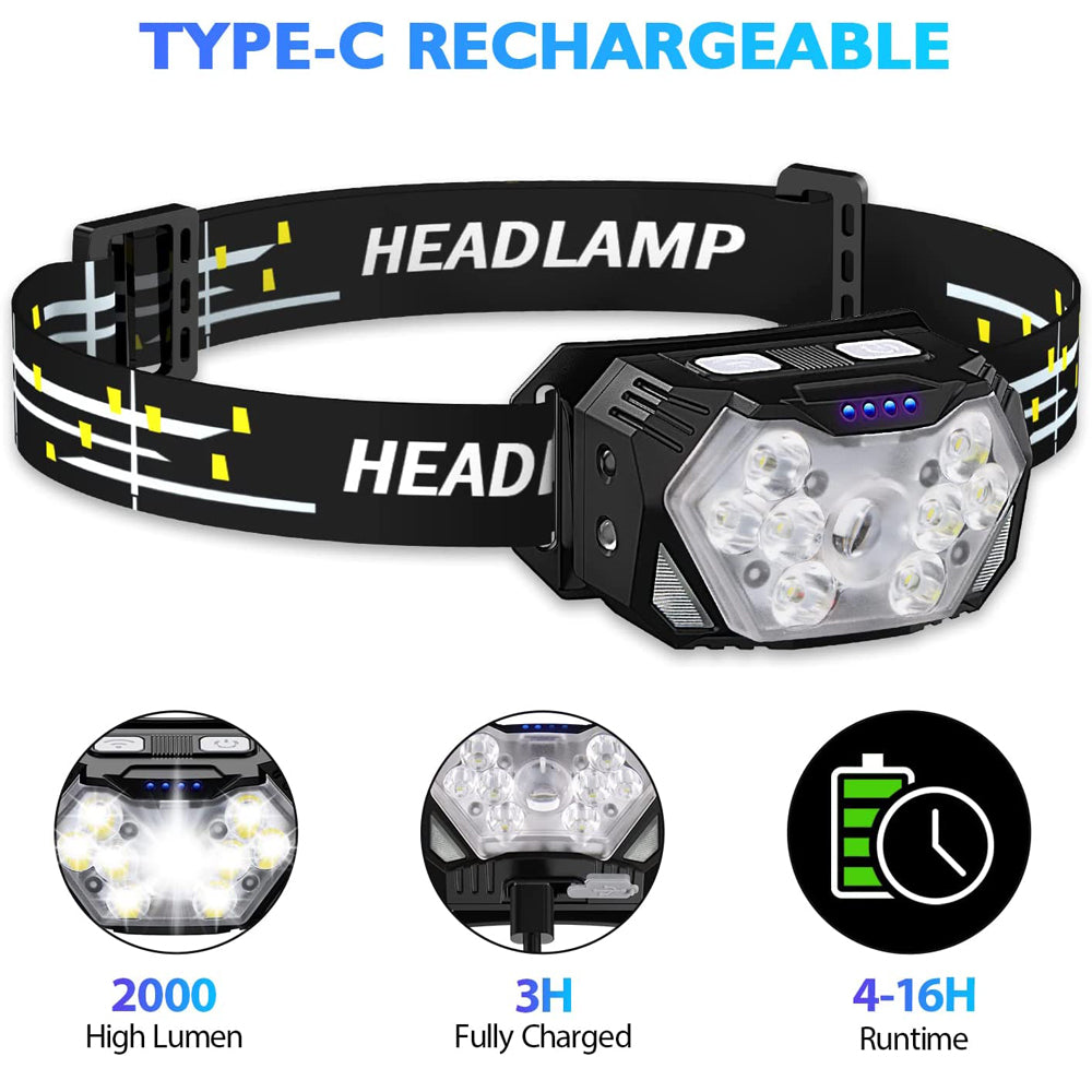 9 Led Strong Fishing Light Rechargeable