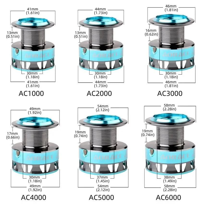Fishing Reel 1000-6000 Series Max Drag 15kg