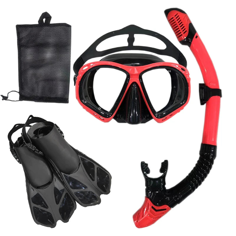 Scuba Diving Set with Mesh Gear Bag