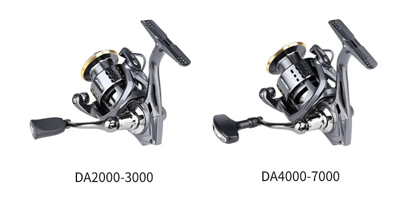 Spinning Fishing Reel 2000-7000 Series Ultralight Max Drag 15kg