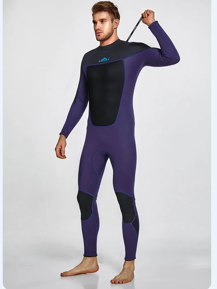 Mens Wetsuit 3MM Neoprene for Spearfishing, Snorkeling, Surfing, Canoeing, Scuba Diving