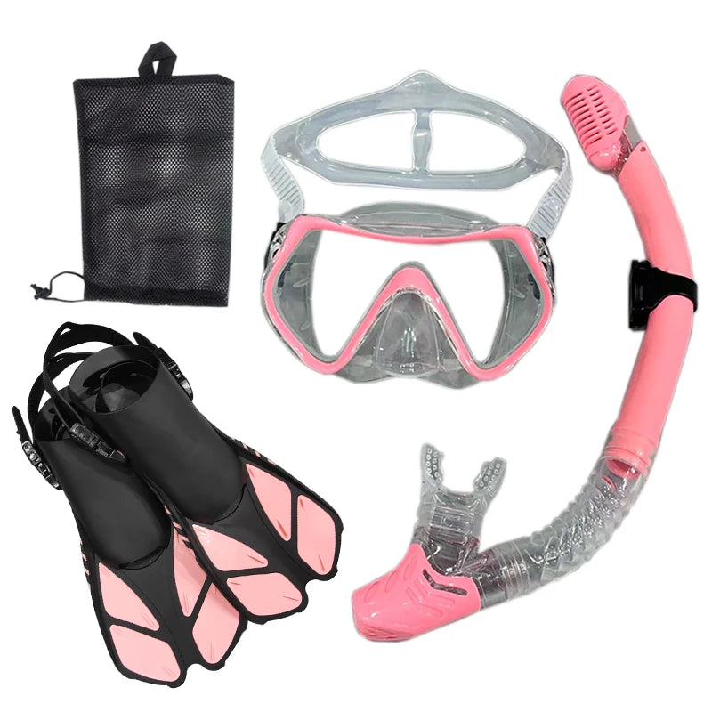 Scuba Diving Set with Mesh Gear Bag