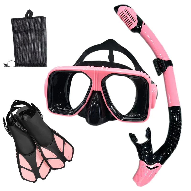 Scuba Diving Set with Mesh Gear Bag