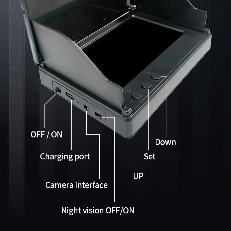 Fish Finder 4.3 Inch with LCD Monitor Camera Kit