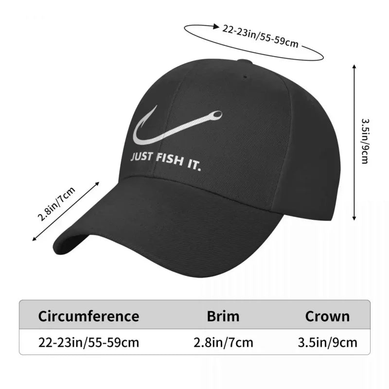 Fishing Cap for Men Women (Just Fish it)