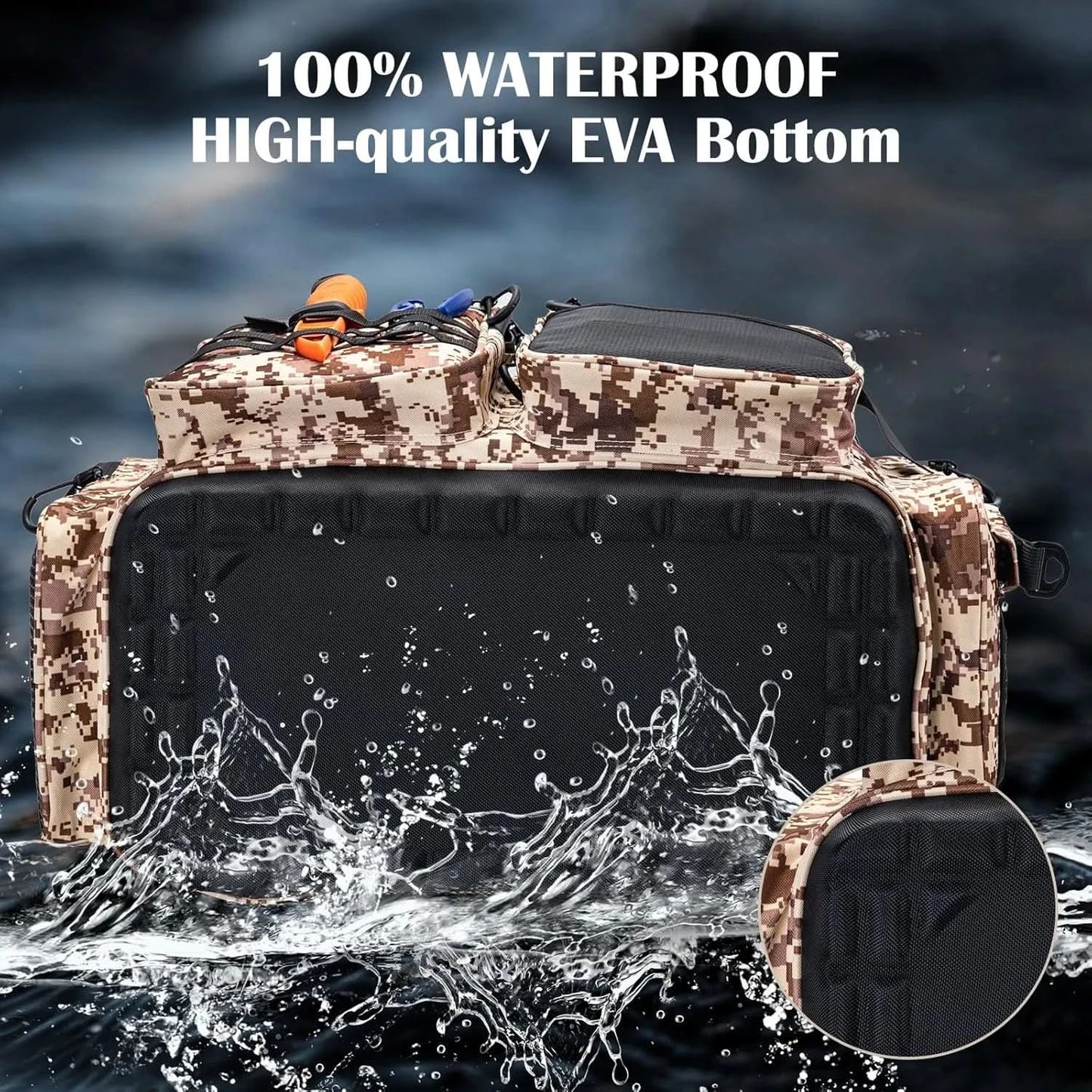 🎣 Large Tackle Bag – Store Up to 8PCS 3700 Plus 4PCS 3600 Tackle Trays! 🛠️🎒