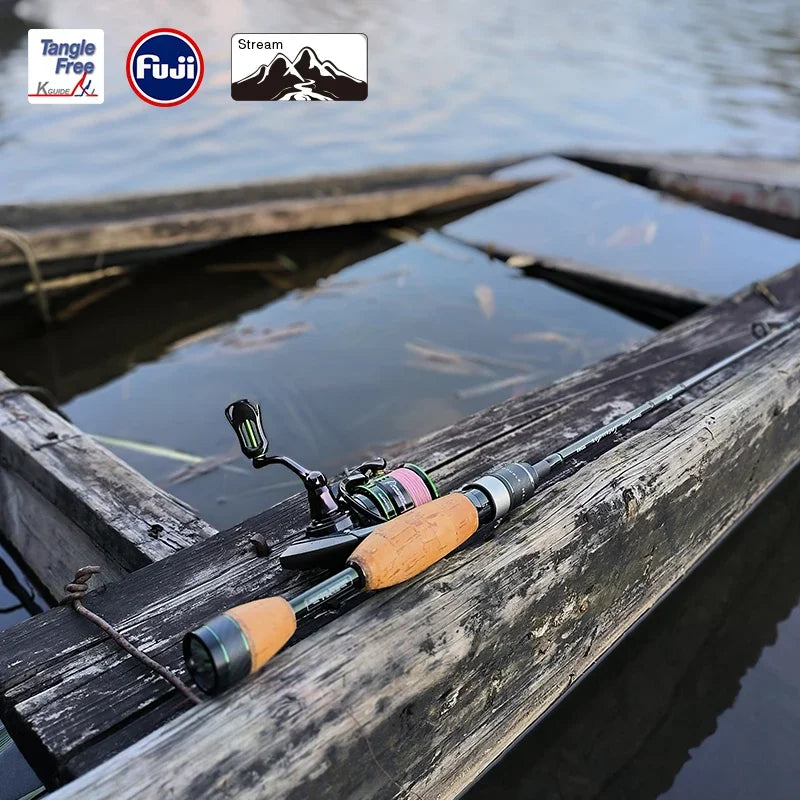 🎣 TSURINOYA INTRUDER 1.6m/1.68m Portable 4-Section Trout Fishing Rod – Precision & Performance for Every Cast!