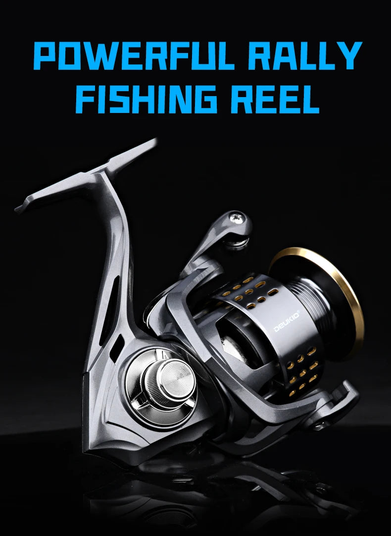 Spinning Fishing Reel 2000-7000 Series Ultralight Max Drag 15kg