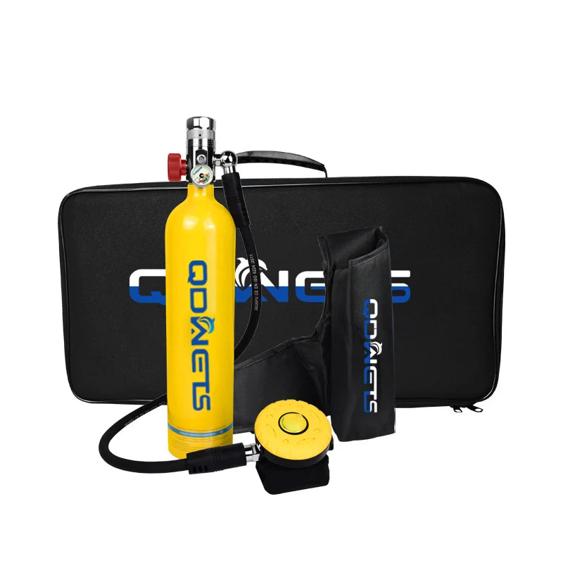 QDWETS 1L Mini Scuba Diving Tank/Equipment Oxygen Cylinder