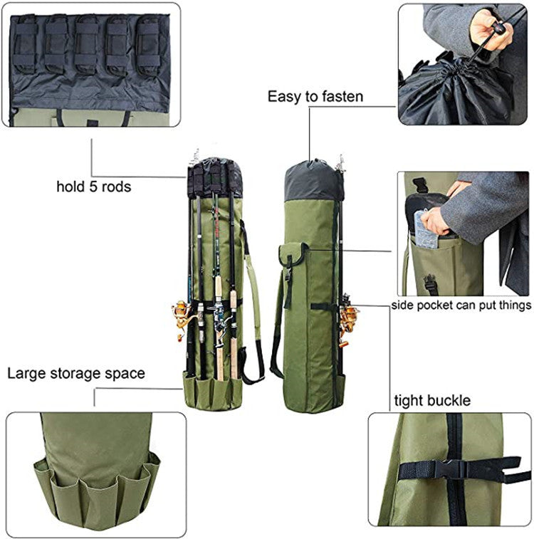 Cylinder Fishing Bag Multifunctional